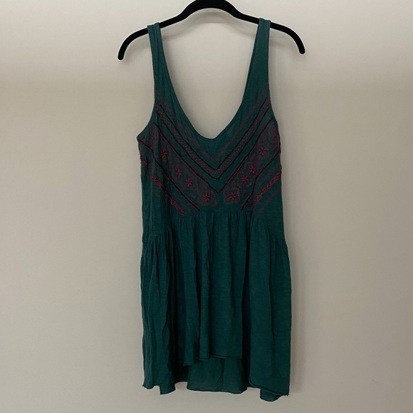 Urban Outfitters Backless Dark Teal Dress - Picture 2 of 15